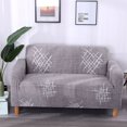 thumbnail image 1 of TFixol Elastic Sofa Slipcover with Free Pillowcase, Durable Polyester Fabric, Multicolor Design, Fits 145-185cm Double Seats, Easy Installation with Foam Sticks Included, 1 of 6
