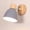 Grey, variant on Beloving Nordic Wall Sconce Pink Macaron Adjustable E27 Indoor Iron