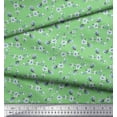 thumbnail image 2 of Soimoi Poly Georgette Fabric Leaves & Magnolia Floral Decor Fabric Printed Yard 52 Inch Wide, 2 of 5