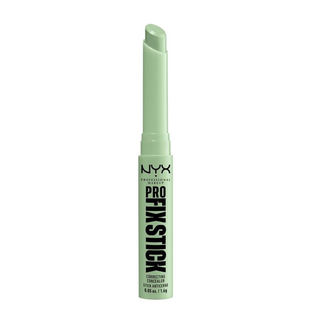 NYX PROFESSIONAL MAKEUP, Cache-cernes correcteur en bâton Pro Fix, Infusé d'acide hyaluronique, Formule en crème - 0.1 Green