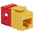 thumbnail image 1 of ICC IC1078F6YL Cat 6 High Density Modular Connector, Yellow, 1 of 1