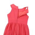 thumbnail image 4 of AAMILIFE Robe Fille Brodée Fleur Formelle Fête Robe de Bal Bal Princesse Demoiselle d'Honneur Robe de Mariage, 4 of 5