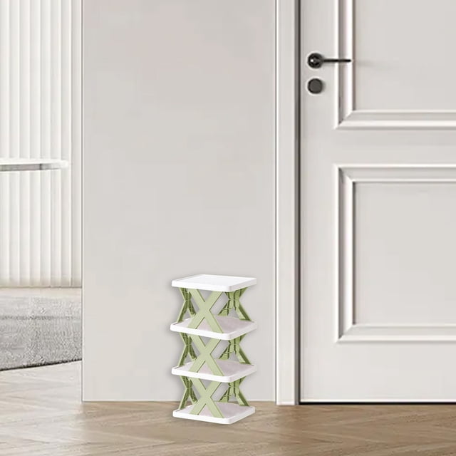 TIMIFIS Shoe Rack Household Space Storage Plastic Multi-Layer Shelf Small Shoe Cabinet Closet Organizer