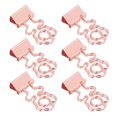 thumbnail image 4 of Office Binder Clips, Strong Clamping Power Plating Process 100pcs Binder Clips Cute  For Office For School Sunflower,Flower, 4 of 8
