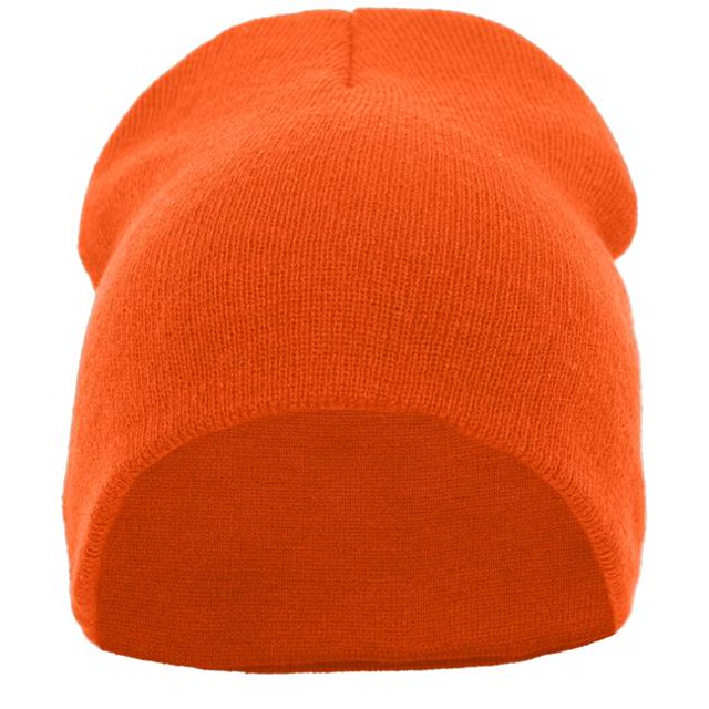 Pacific Headwear 601K.029.OS Basic Knit Beanie, Orange - One Size