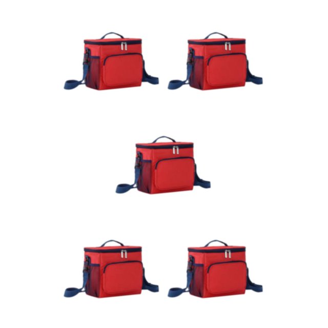 ZheElen Sac Polyvalent Polyvalent pour l'Isolation Thermique et Rouge 5Set