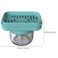 thumbnail image 2 of Kitchen Dish Soap Dispenser Manual Press Liquid Soap Pump Dispenser Refillable Storage Container, 2 of 6