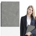 thumbnail image 2 of Blank Writing Pad, LQIDESHIP Vegan Leather Journals for Office Plan Work Schedule, Office Work Journal, 2 of 6