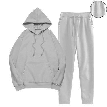 Timdgard Workout Sets for Women 2 Piece Hoodies Jogger Pants Sweatsuit Athletic Loose Outfits with Pockets