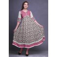 thumbnail image 2 of Bimba Kurta Anarkali Longue à Imprimé pour Fête, Évasée, Coupe A, Kurtis pour Femmes, 2 of 5