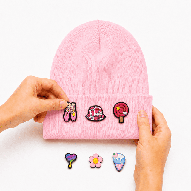 Charms Kids' Winter Beanie with Removable Mix-and-Match Charms
