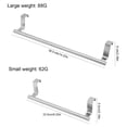 thumbnail image 4 of Feltree Perforation- Hanging Stainless Steel Towel Rack/rag Hanger/cabinet Door Back Towel Bar 4 Colors Size, 4 of 8