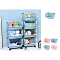 thumbnail image 1 of Storage Basket Multifunctional High Capacity Stackable Hollow-out Fruit Vegetable Organizer for Kitchen, 1 of 8
