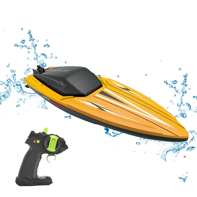 ZZwxWA Holiday Saving Remote Control SpeedBoats Wireless Electric Long Life High Speed 2.4G Rechargeable Speedboat Water Remote Control Toy,Racing High Speed Remote Control Yacht