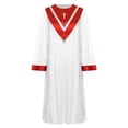 thumbnail image 1 of Rswnyirn Robe d'Église Élégante pour Femmes Hommes Prêtres Luthériens Prédicateurs Robes de Ministre Robe de Soirée Rouge M/160, 1 of 5