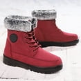 thumbnail image 4 of Mepaouo Bottes d'Hiver pour Femmes à la Cheville, Imperméables, à Lacets, Bottillons de Randonnée Antidérapants, Chaussures de Marche d'Extérieur, 4 of 7