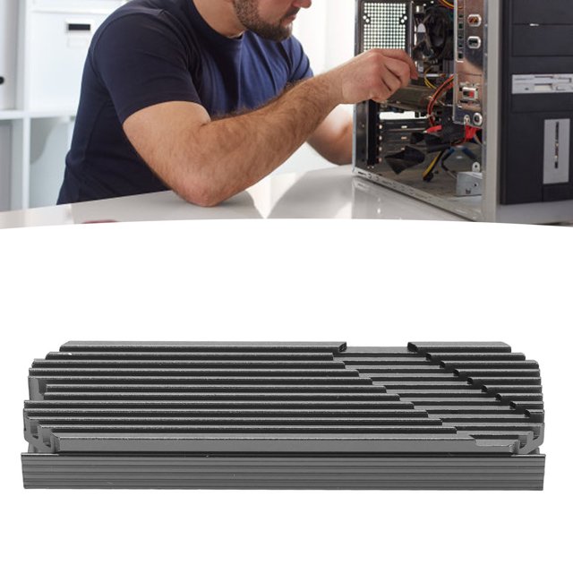 M.2 2280 SSD Heatsink,Heat Sink With Thermal Silicone Pad,Aluminum,Desktop High Performance SSD Cooler,M.2 2280 SSD Cooler For Desktop Computer