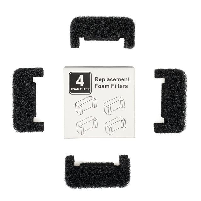 eccomum 4PCS Pet Fountain Filter Sponge Replacement Pet Fountain Foam Filter