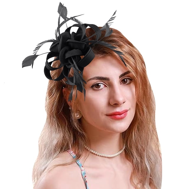 Serre-tête pour Femmes, Fascinateurs Élégants pour Haute Fête du Thé, Chapeaux, Accessoires de Coiffe de Mariée