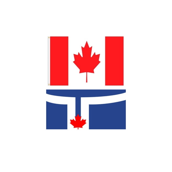 Canada Ensemble de Drapeaux du et de Toronto (Lot de 2) (3 par 5 Pieds)