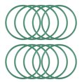 thumbnail image 1 of Fluorine Rubber O Rings, 41mm OD, 37mm Inner Diameter, 2mm Width, Seal Gasket Green 10 Pcs, 1 of 3