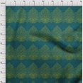 thumbnail image 3 of oneOone Polyester Lycra Fabric Leaves & Floral Block Print Fabric By Yard 56 Inch Wide, 3 of 4
