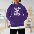 thumbnail image 2 of PMVFHDE Sweatshirts for Girl Children's Long Sleeved Cartoon Rabbit Print Hoodie Purple,18-24 Months, 2 of 4