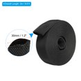 thumbnail image 2 of Unique Bargains 1.2' ID 10FT Nylon Protective Hose Sleeve, Cable Cover Sheath Protection, Black, 2 of 4