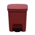 thumbnail image 2 of Oleegame 2PC Trashcans For Bedroom 10L Gallon Trash Can Plastic Step On Kitchen Trash Can Black Compost Bathroom Trash Garbage Can Kitchen Trash Red, 2 of 8
