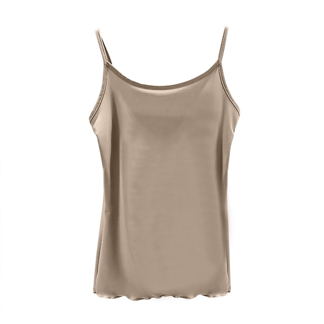 FAIWAD Womens Sleeveless Camisole Summer Workout Tank Tops Spaghetti Straps Cami Shirts Basic Going Out Tops