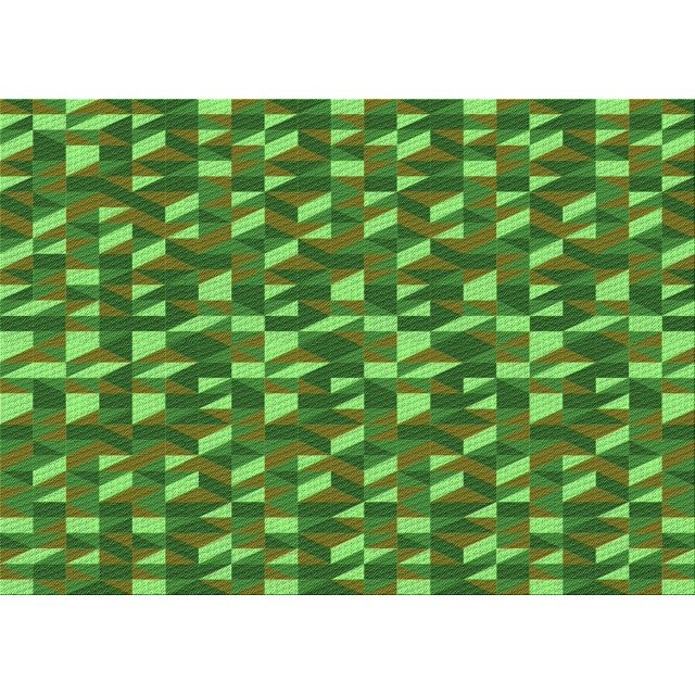 Ahgly Company Machine Washable Indoor Rectangle Transitional Pea Green Area Rugs, 3' x 5'