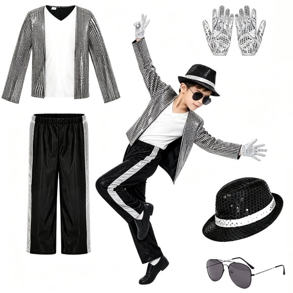 AoDai Boy's party children's clothing - 1980s and 1990s popular star outfits - dance party wear