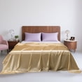 thumbnail image 4 of Aufmer 2 Pcs Satin Bed Sheet 89.76x101.97in, Silk-Like Soft Washable Sheets, 8 Color Options, Wrinkle & Fade Resistant(Multicolor), 4 of 6