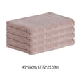 thumbnail image 3 of Fridja Microfiber Dish Towels , Solid Color Soft Super Absorbent and Lint Free Kitchen Towels Tea Towels and Bar Towels, 4 Pack (Lattice Designed Pink Colors) - 26 x 18 Inch, 3 of 5