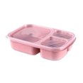 thumbnail image 2 of Meitianfacai Bento Box Adult Lunch Box 3-Compartment Meal Prep Container For Kids Stackable Snack Containers For School And Travel Lunch Microwave Safe, 2 of 8