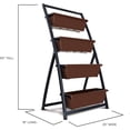 thumbnail image 2 of Flower Pots, 4-Ft Raised Garden Bed - Vertical Garden Freestanding Elevated Planters 4 Container Boxes, Flower Pots, 2 of 6