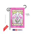 thumbnail image 2 of Birds Flamingo Fun 2-Sided Impression Garden Flag - 13 x 18.5 in., 2 of 2
