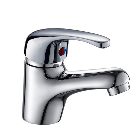 Bathroom Tap Washbasin Sink Faucet Single Lever Basin Hot Cold Water Mixer Zinc