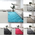 thumbnail image 4 of Meitianfacai s Fluffy Runner Rug for Living Room, Square Shaggy Bedside Rug, Modern Geometric Ultra Soft Indoor Non-Slip Area Rug, Hallway Plush Carpet for Dorm Floor Decor Carpets,23.6x63inch, 4 of 4