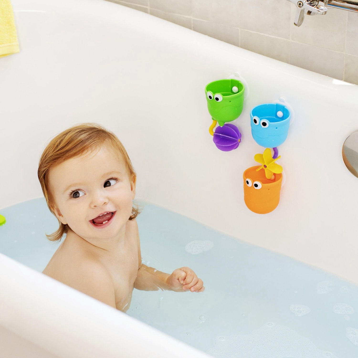 Munchkin Cascades Jouet de Bain pour Tout-Petits, Ensemble