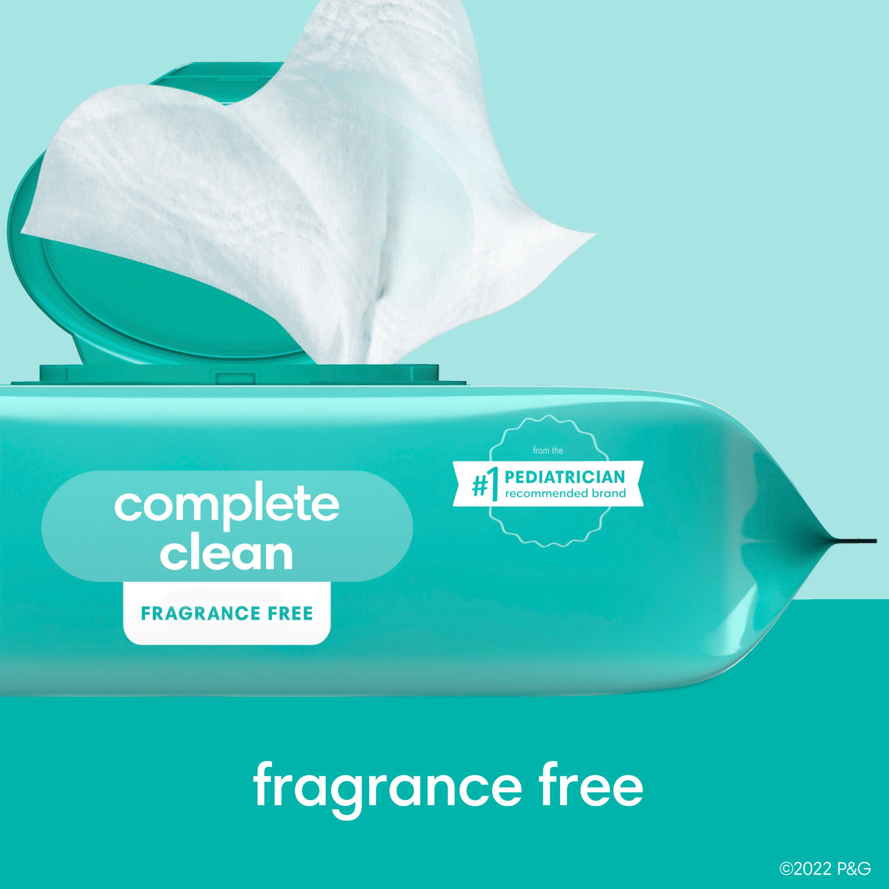 Lingettes pour bébés Pampers Complete Clean, sans parfum, 10X boîtes distributrices, 720 lingettes