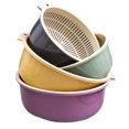 thumbnail image 3 of Xingzhi 1/2/3/5 Taomi BasketKitchen Strainer Kitchen Essential Wide Application Plastic Kitchen Gadgets Light Pink medium 1 Pc, 3 of 6