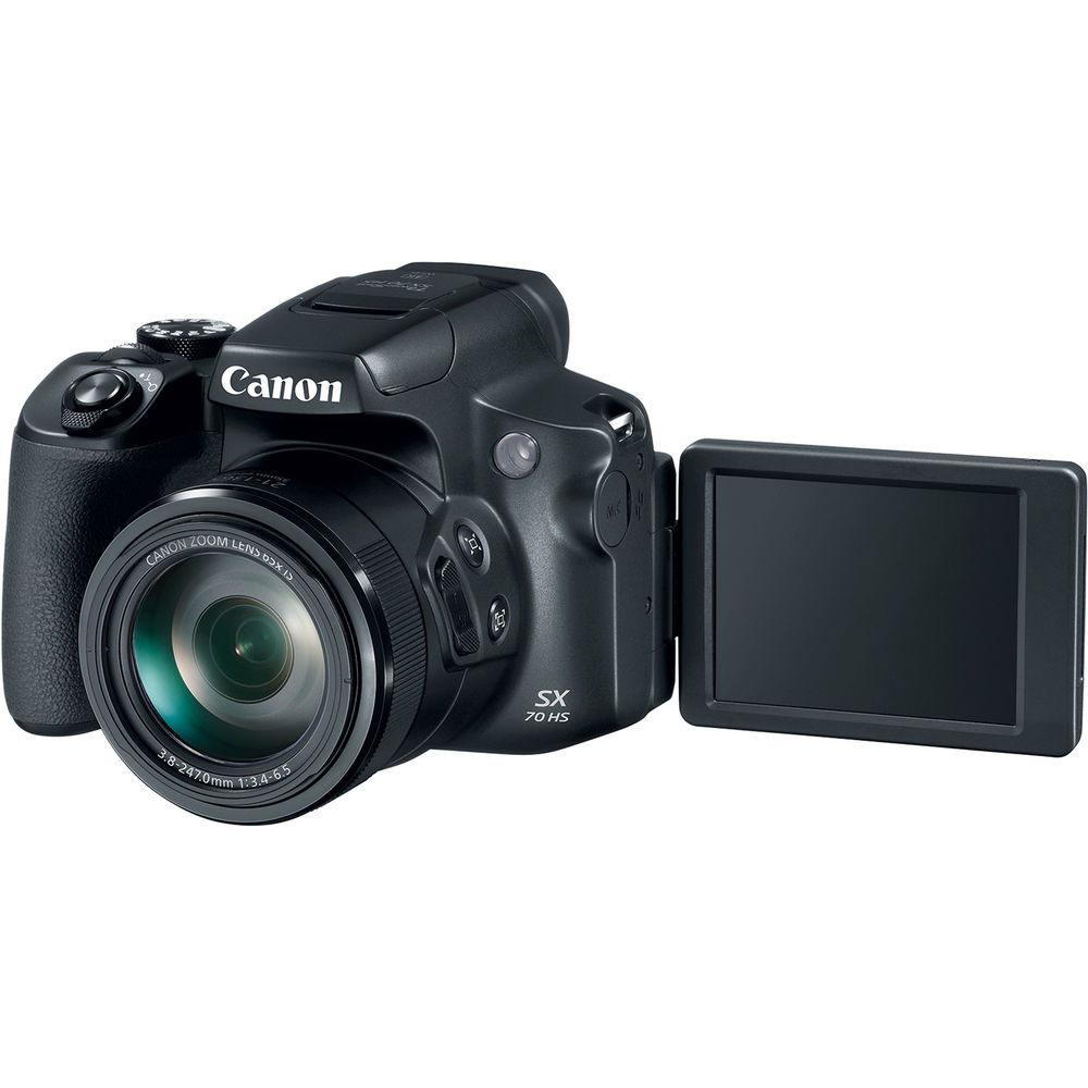 Canon PowerShot SX70 HS Digital Camera (3071C001) + 2 x 64GB Cards