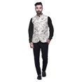 thumbnail image 4 of Atasi Floral Printed Wedding Jackets For Men Nehru Jacket Waist Coat For Festive Season-Small, 4 of 6