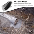 thumbnail image 2 of Miangastore 1 Roll Black Plastic Chicken Wire for Garden Fence Protection, 2 of 8