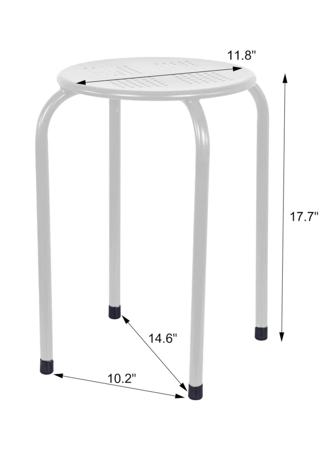 HOMETRENDS Tabouret en Métal