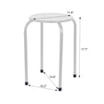 thumbnail image 3 of HOMETRENDS Stackable Metal Stool, 3 of 5