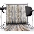 thumbnail image 2 of 3ft x 5ft Vinyle Tissu Rêveur Gris Mur Plancher Photographie Fond d'Écran Studio Prop, 2 of 6