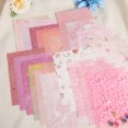 thumbnail image 3 of Miangastore 6 Sets Textured Scrapbook Paper Lace Mesh Sheet Junk Journal Background Retro Crafting Diy Planner Paper Scrapbook Accessories, 3 of 8