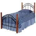 thumbnail image 4 of Hillsdale Winsloh Collection Twin Size Black Bed, 4 of 5